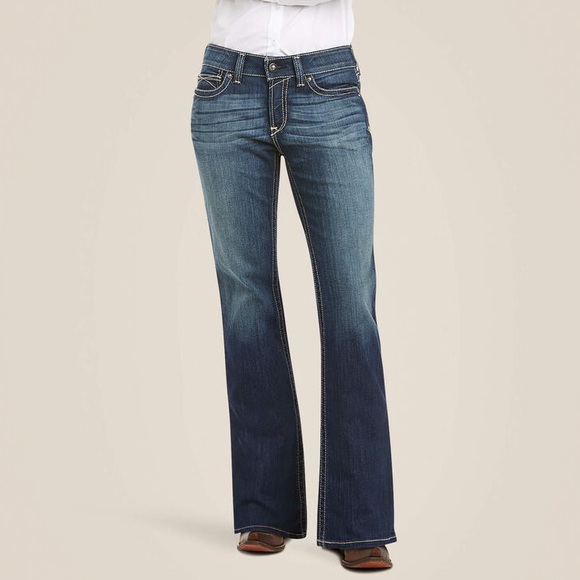 Ariat Denim - Women’s Ariat R.E.A.L. Mid Rise Stretch Original Boot Cut Jeans Size 31